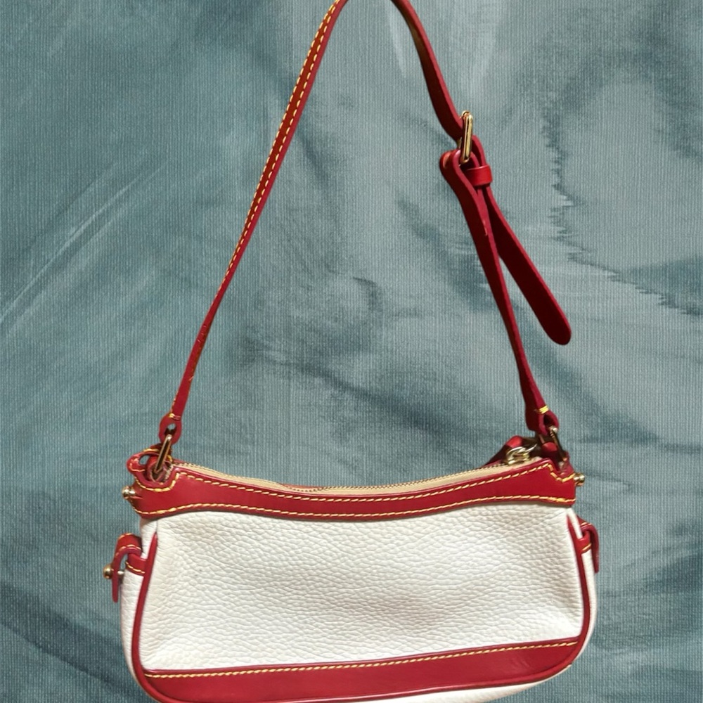 Dooney & Bourke early 2000 white pebble leather bag - Picture 2 of 7
